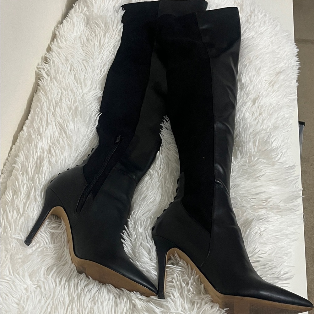 Aldo Black Over the Knee Boots